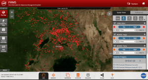 Fire map from NASA https://firms.modaps.eosdis.nasa.gov/